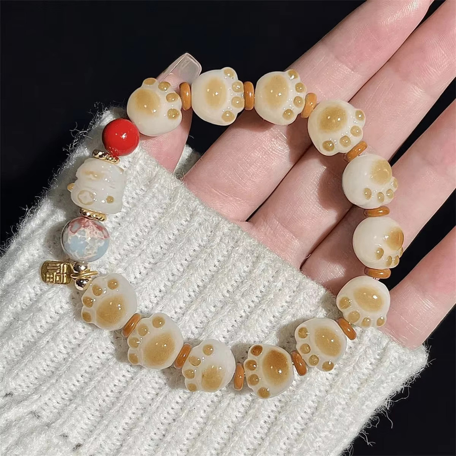 Armband b31, Braun, Perle, Unisex - Bild 2
