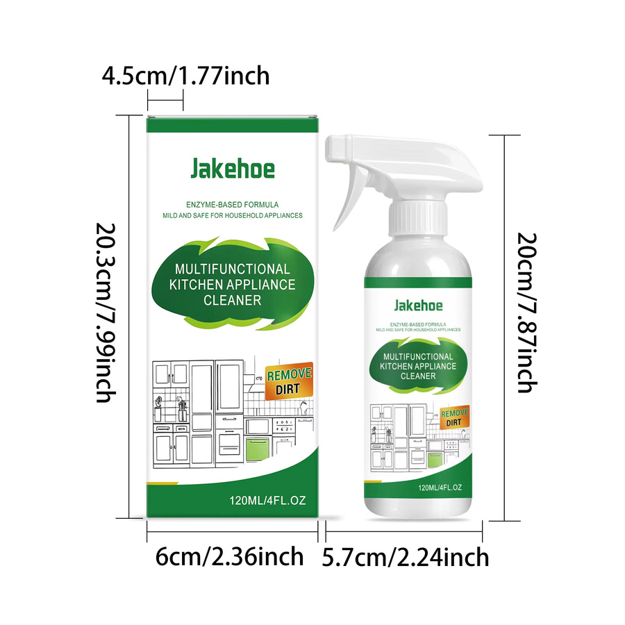 JAKEHOE Küchen-Mehrzweckreiniger Hochleistungs-Entfetter in Weiß, 120 ml - Bild 4