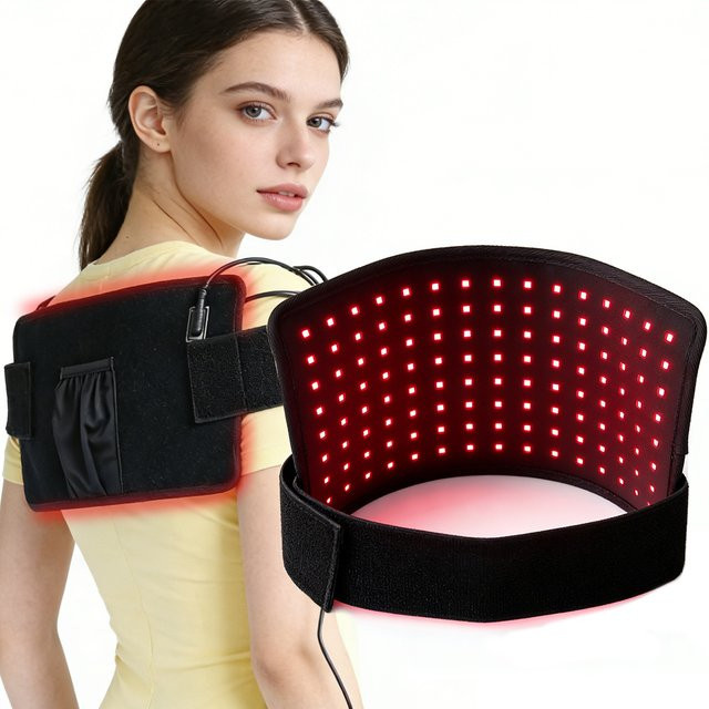Raiuleko Phototherapie-Taillenmassagegürtel mit Rotlicht und Wärmekompresse, Unisex - Bild 1