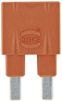 HARTING Steckbrücke 09330009830 in Rot und Orange aus Kunststoff - Bild 1