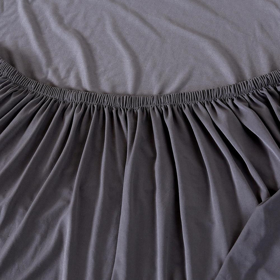 Elastischer Sofabezug in Weiß für 1- bis 4-Sitzer, einfarbiger Schonbezug aus Polyester, Breite: 90-140 cm - Bild 3
