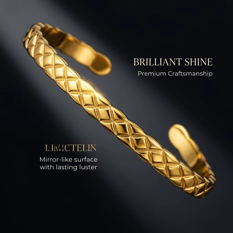 JP One Armreif Edelstahl, Gold, Damen, Bohemian - Bild 5