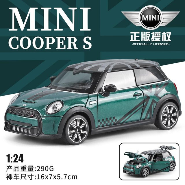 MINI Cooper S F56, Modellauto, 1:24, Grün, Metall, ab 18 Jahren - Bild 1