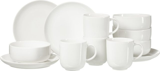 Ritzenhoff & Breker Frühstücksset Volos Kaffeeservice aus Porzellan in Weiß - Bild 1
