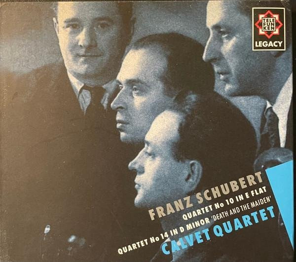 Schubert: Streichquartette Nr. 10 & 14, Calvet-Quartett, CD - Bild 1