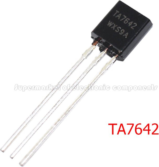 10 Stück TA7642 TO-92 Single Radio Chip IC in Schwarz - Bild 1