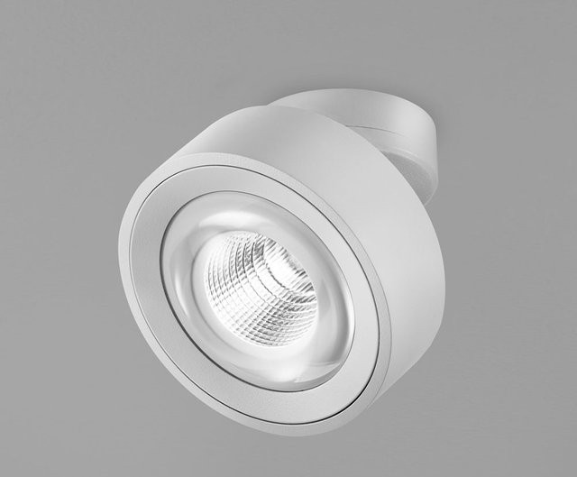 DLS Lighting Clippo Optic LED-Wand- und Deckenstrahler in Weiß mit dim2warm Funktion (1800K - 3000K) - Bild 1
