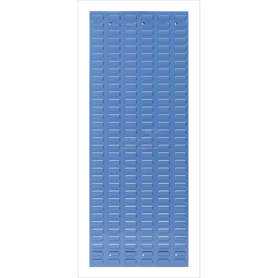 PROREGAL Orthogonale Schlitzplatte aus Stahl in Lichtblau, H x B: 117,7 x 45,6 cm - Bild 2