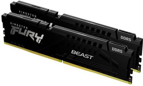 Kingston FURY Beast DDR5 RAM Kit 16GB 2 x 8GB 5600MHz Black - Bild 1