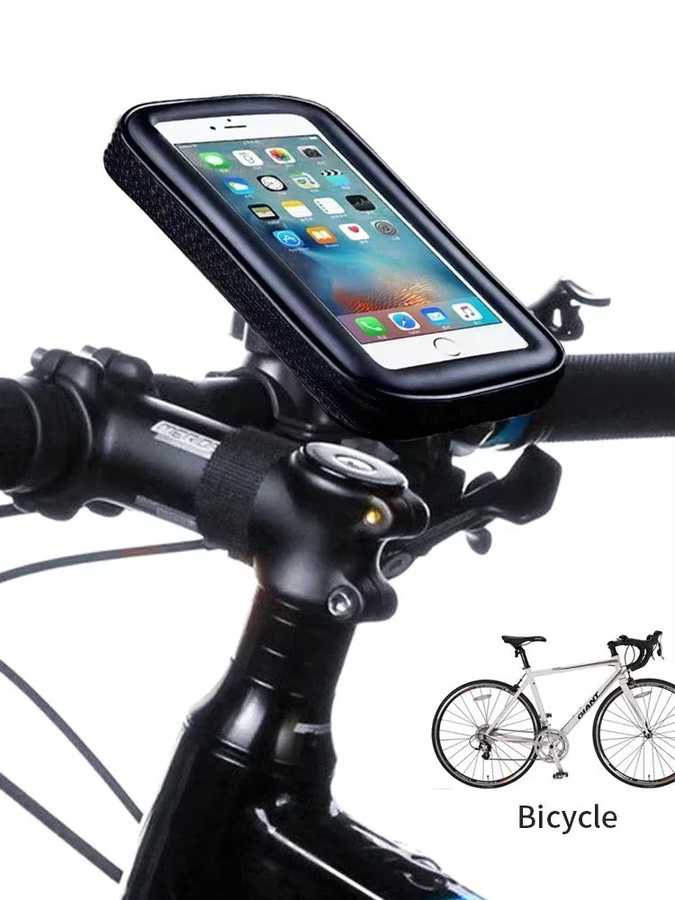 VIKEFON Wasserdichte Handyhalterung für Fahrrad und Motorrad in Schwarz, kompatibel mit iPhone 16 Pro Max, 15 und Samsung - Bild 7