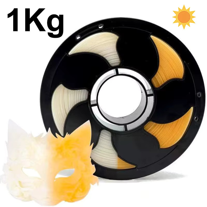 3D Maliang PLA 3D-Drucker-Filament Farbwechsel UV-reaktiv, Durchmesser: 1,75 mm - Bild 3