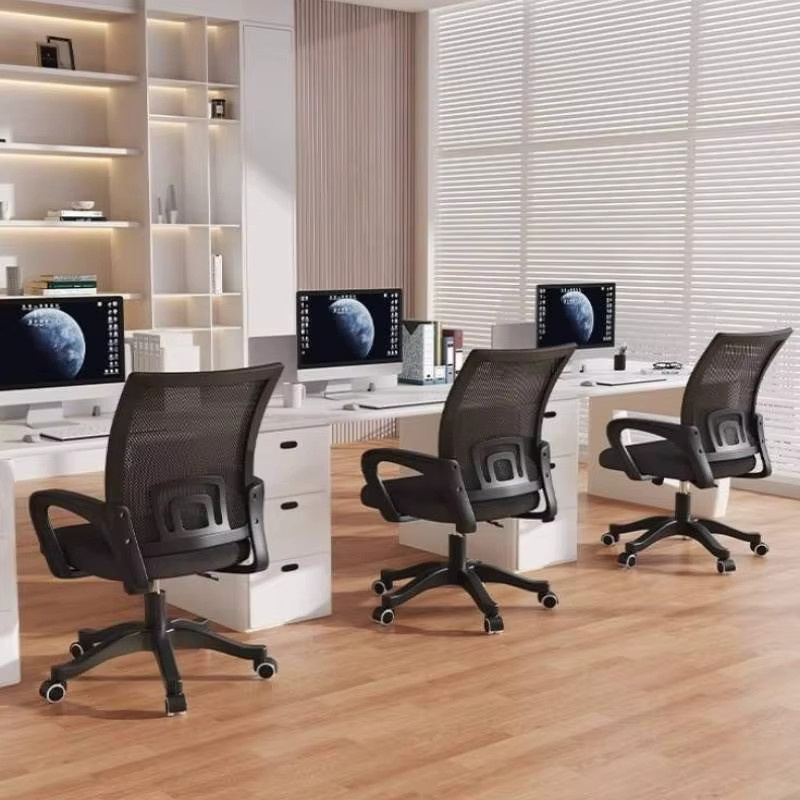 DUTRIEUX Executive Bürostuhl in Schwarz mit Armlehnen und Rollen für Home Office und Wohnzimmer - Bild 2