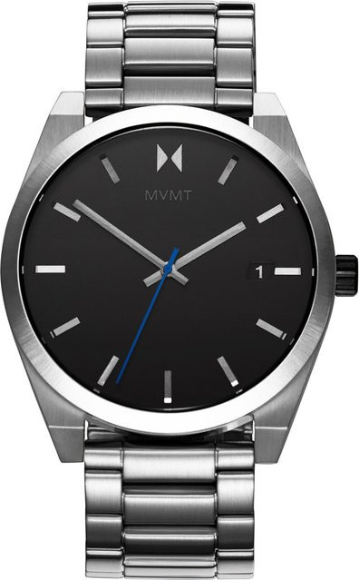 MVMT Herrenuhr, Quarz, Edelstahl, 43 mm, Schwarz, 5 ATM - Bild 1