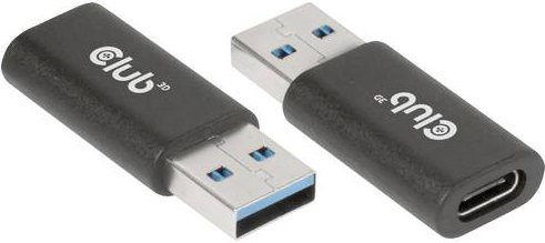 Club3D USB-Adapter USB 3.2 Gen1 von USB-A auf USB-C in Schwarz CAC-1525 - Bild 1