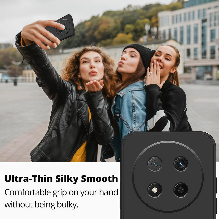 Stoßfeste Silikon Schutzhülle für Honor X9D X9C X9B X9A Magic 7Lite Magic 6Lite in Blau und Schwarz - Bild 2