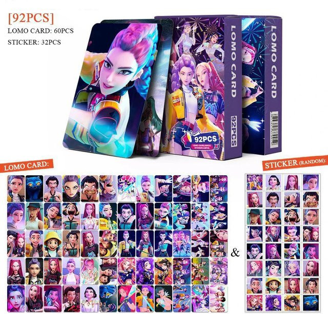 KPOP Dämonenjäger Mädchengruppe Holografische Sammelkarten, 30-teiliges Set - Bild 1
