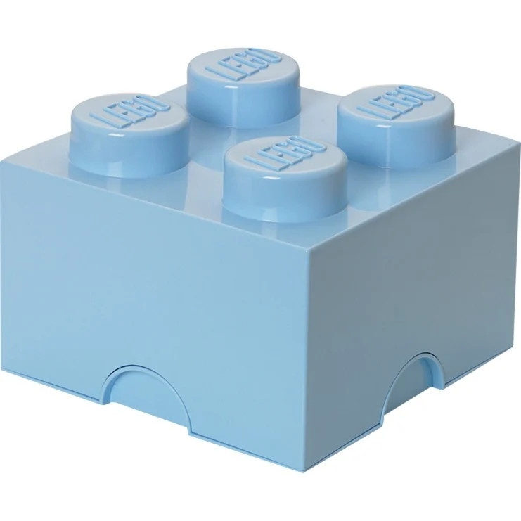LEGO Storage Brick 4 Aufbewahrungsbox hellblau - Bild 1