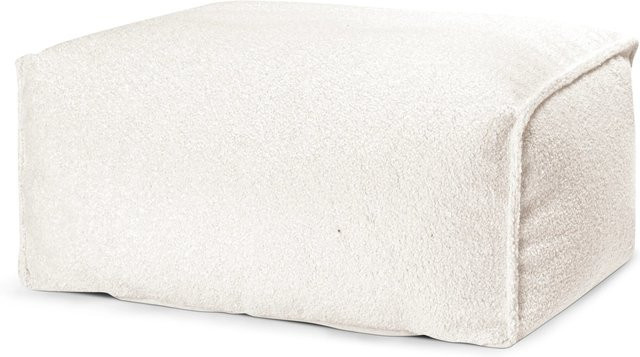 Sitting Point Hocker Roll Woolly 100 in Natur/Beige mit Stoffbezug und EPS-Perlenfüllung - Bild 1