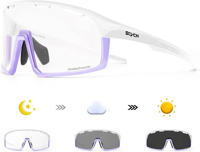 SCVCN Sportsonnenbrille, Vollrand, Kunststoff, Unisex - Bild 1