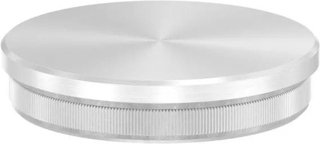 FeNau Rohrabschlussstopfen aus V2A Edelstahl in Silber für Rohr Ø 70,0 x 2,0 mm flach zum Einschlagen - Bild 1
