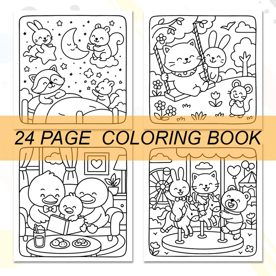 COZY FRIENDS, Malbuch - Bild 6