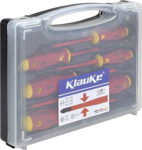 Klauke VDE Schraubendreher-Set 6-teilig in Rot - Bild 1