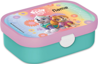 Mepal Brotdose Paw Patrol Girls mit Besteck in Multicolour zum Personalisieren mit Namen und Foto - Bild 1