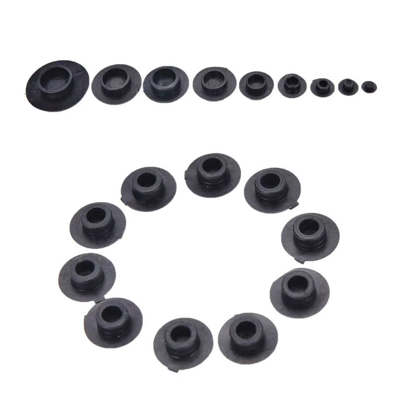 JETTING 100 Stück Innensechskantschrauben mit Sechskantkopf-Abdeckung in Schwarz für M4 M5 M6 M8 M10 - Bild 6
