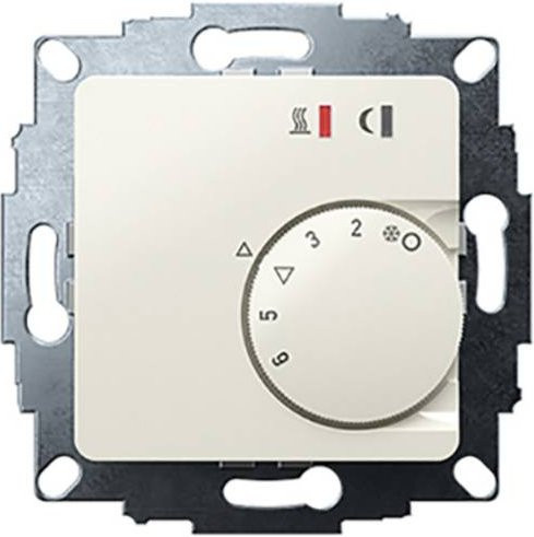 Eberle UTE 2800-F-RAL1013-G-50 Raumthermostat für Unterputz-Heizungen in Beige mit Display - Bild 1