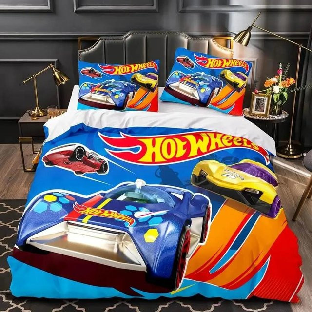 Hot Wheels Bettwäsche-Set Softura aus Mikrofaser, Mehrfarbig, B/H: 155 x 215 cm - Bild 1