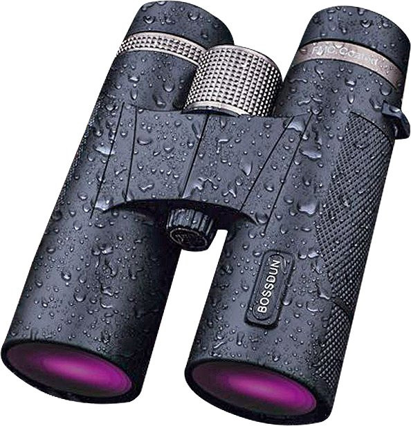 LOERSTON Professionelles Fernglas mit ED-Linse und BAK4 Prisma, Wasserdichtes Metallteleskop für Outdoor, Vogelbeobachtung und Jagd, Grün/Schwarz - Bild 1