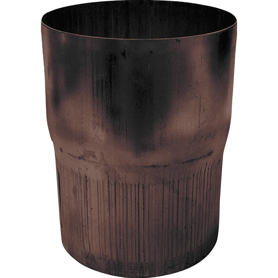Sarei Fallrohrverbinder NW 80 in Braun RAL 8028 - Bild 2