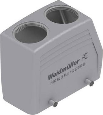 Weidmüller Steckergehäuse HDC 40D TOBU 2M32G CS in Grau - Bild 1