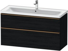 Duravit Waschtischunterschrank D-Neo Wandmontage in Weiß, B/T/H: 118,4 x 45,2 x 62,5 cm - Bild 1