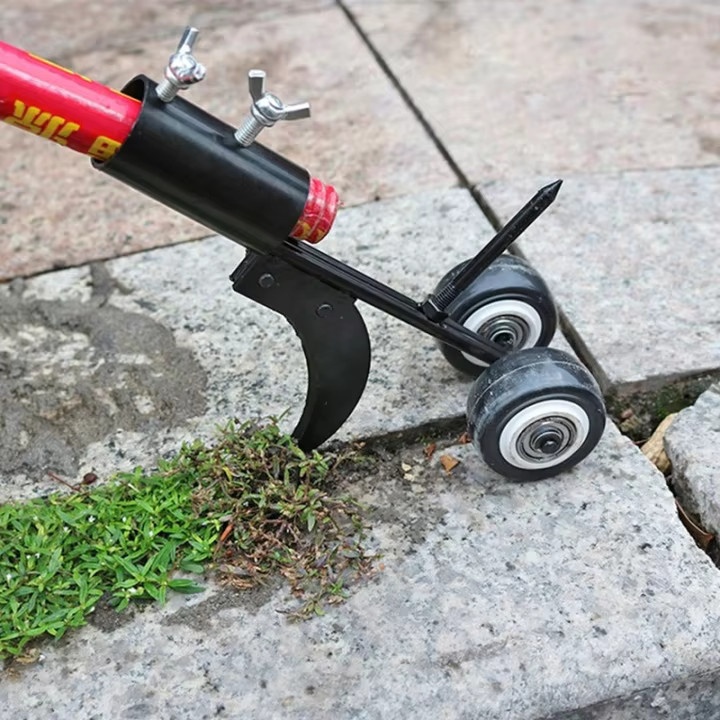 Scimitar Weed Puller mit Rädern und Stiel – Unkrautstecher und Unkrautzieher für den Garten und Bürgersteig - Bild 5