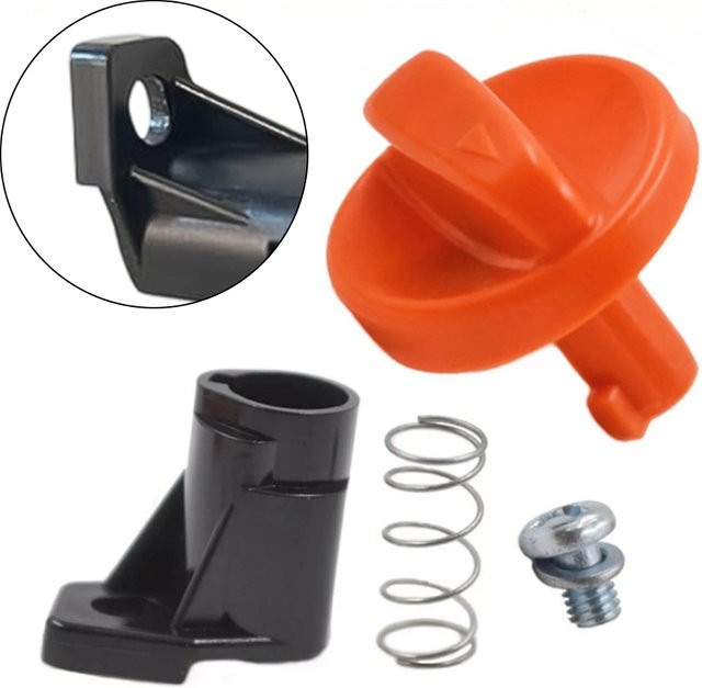 Vibratite Choke-Knopf-Set in Orange für FS91 FS111 FS131 HT102 HT131 HT132 KM131R 4180 180 9500 Weedeater Pole Saw Pruner Ersatzteile - Bild 1