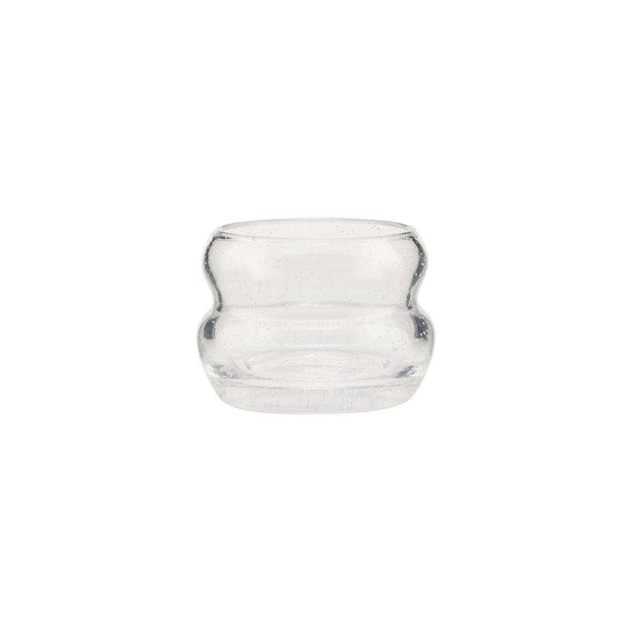 House Doctor Vase Srina aus Glas in transparent, Durchmesser: 6 cm - Bild 1