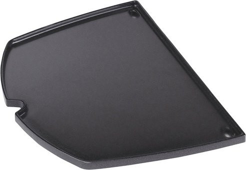Weber Grillplatte aus porzellanemailliertem Gusseisen in Schwarz, Breite: 32,7 cm - Bild 2