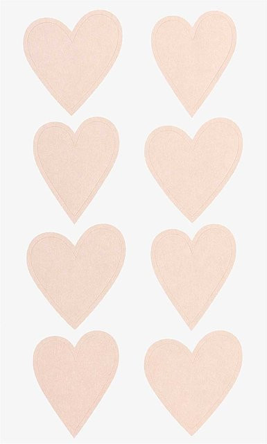 Rico Design Paper Poetry Sticker Herzen, 4 Blatt, Puder - Bild 1