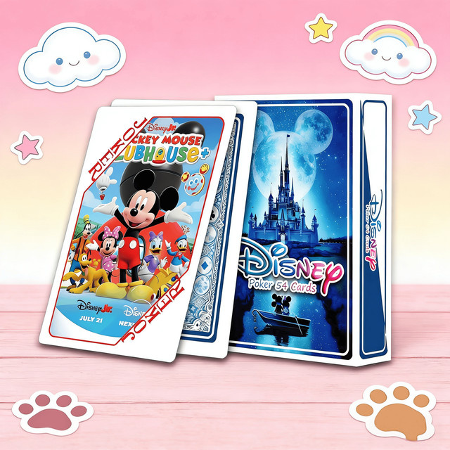 Disney Poker-Spielkarten, Kinderspielzeug-Deck, Bunt / Mehrfarbig - Bild 1