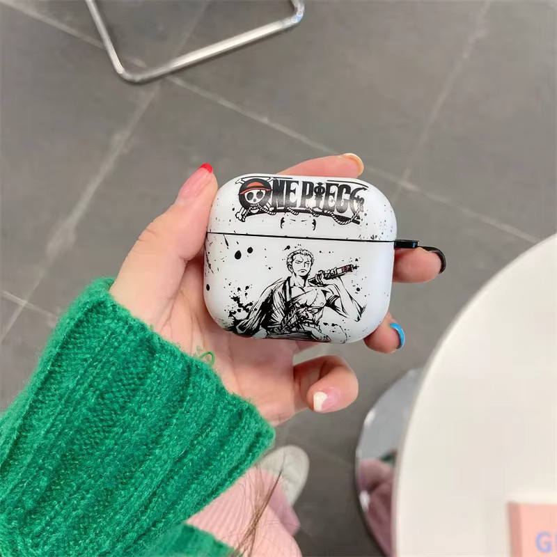 Bandai One Piece Anime Kopfhörerhülle für Apple AirPods 1 2 3 als schützende Softshell-Abdeckung - Bild 2