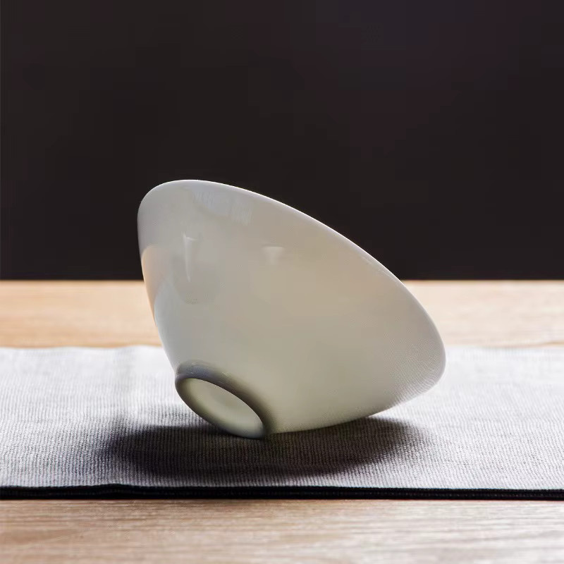 Weiße Bone China Teetasse aus Keramik für Kung-Fu-Tee-Sets - Bild 3