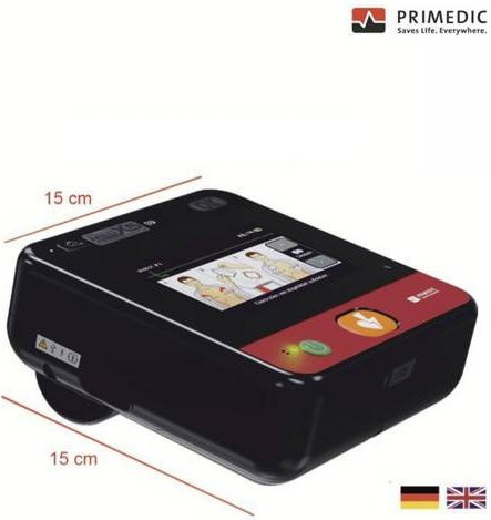 MEDX5 myPAD-M Defibrillator mit LCD-Farbbildschirm und manueller Schockauslösung, Schwarz, Mobil für Flugzeug, KFZ und LKW - Bild 1