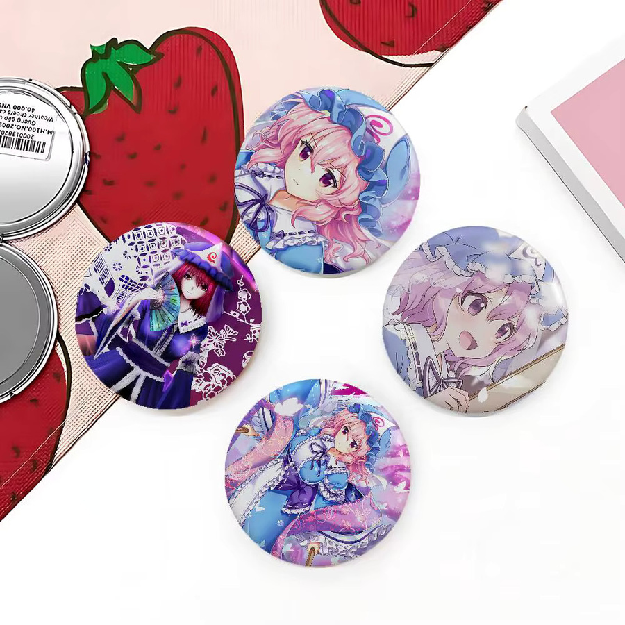 Brosche Cartoon Yuyuko Saigyouji, Bunt - Bild 3