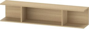 Duravit Regal Ketho.2 in Eiche Natur mit 3 Fächern, B/T/H: 80 x 15 x 17 cm - Bild 1