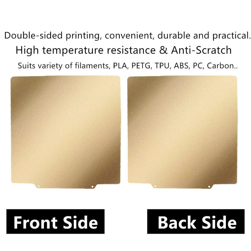 CUBMAG PEI-Druckplatte beidseitig bedruckbar für FDM-3D-Drucker in Gold - Bild 2