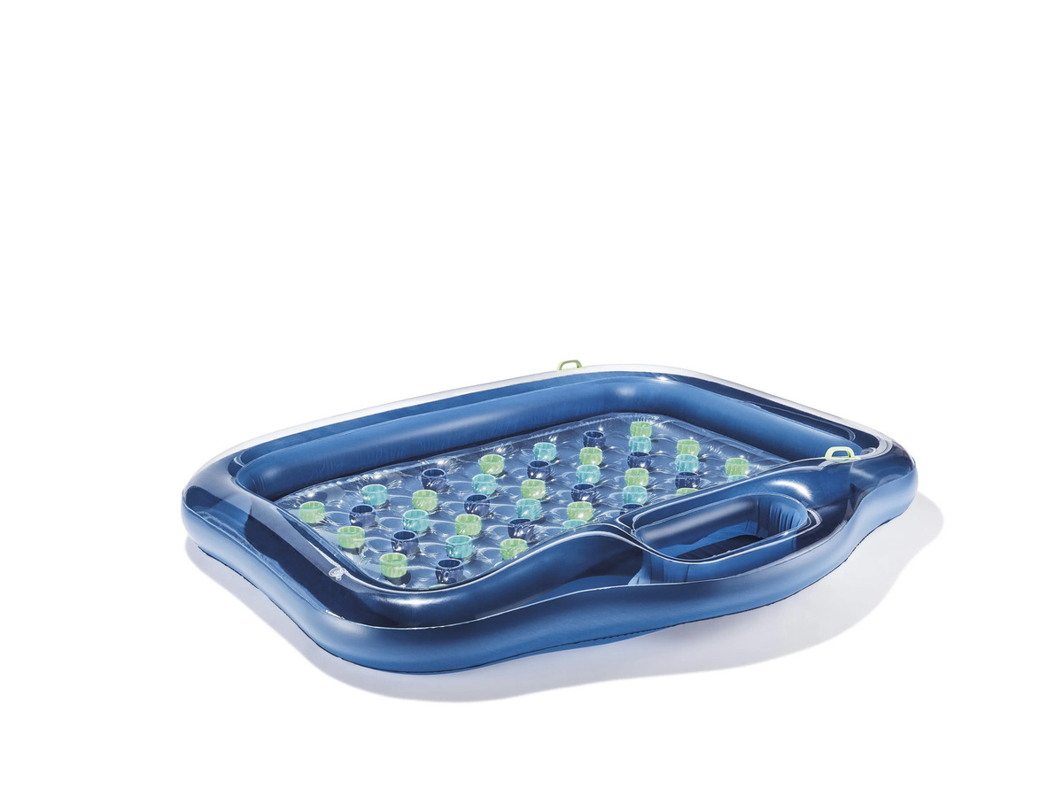 CRIVIT Doppel-Luftmatratze für 2 Personen in Blau, B/T/H: 213 x 174 x 22 cm - Bild 2
