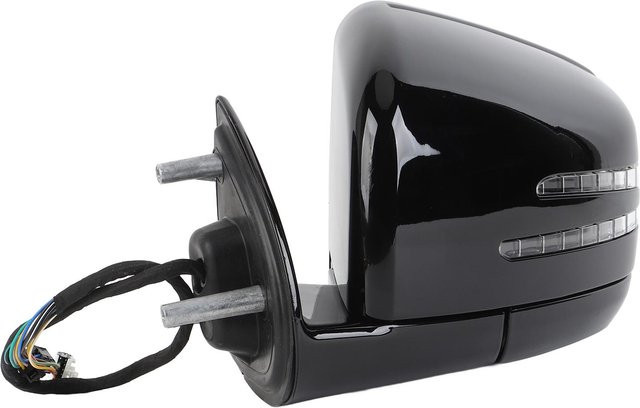 Aimo Außenspiegelbaugruppe links, elektrisch anklappbar und beheizt, Ersatz für W164 X164 ML 280 300 320 350 420, Schwarz - Bild 1