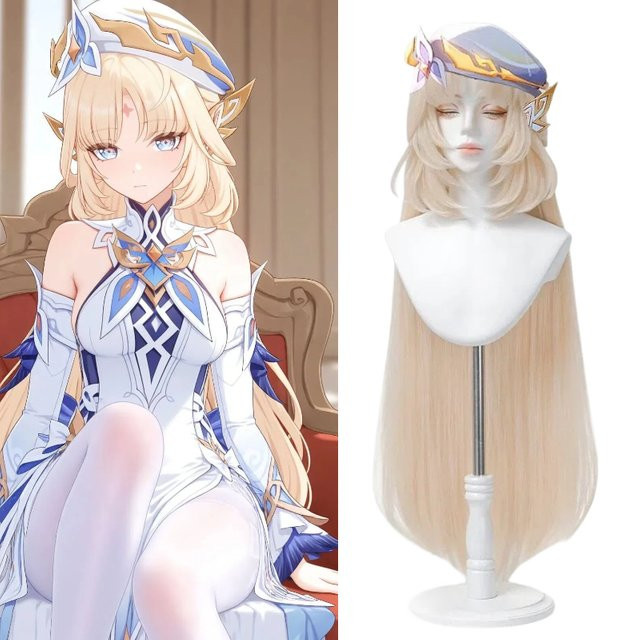 Nicole Reeyn Perücke, Genshin Impact, Cosplay, langes Haar, Unisex - Bild 1