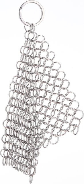 Shunmaii Gusseisen-Reiniger mit Schaber und Aufhängering in Silber - Bild 1